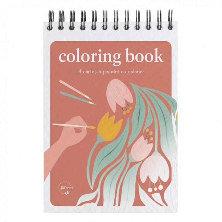 Carnet de coloriage Floral 1 A6