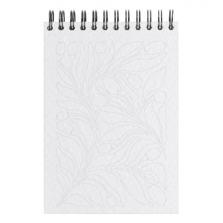 Carnet de coloriage Floral 1 A6