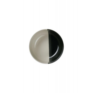 Petit bol bicolore noir et blanc blackcurrant smoothie