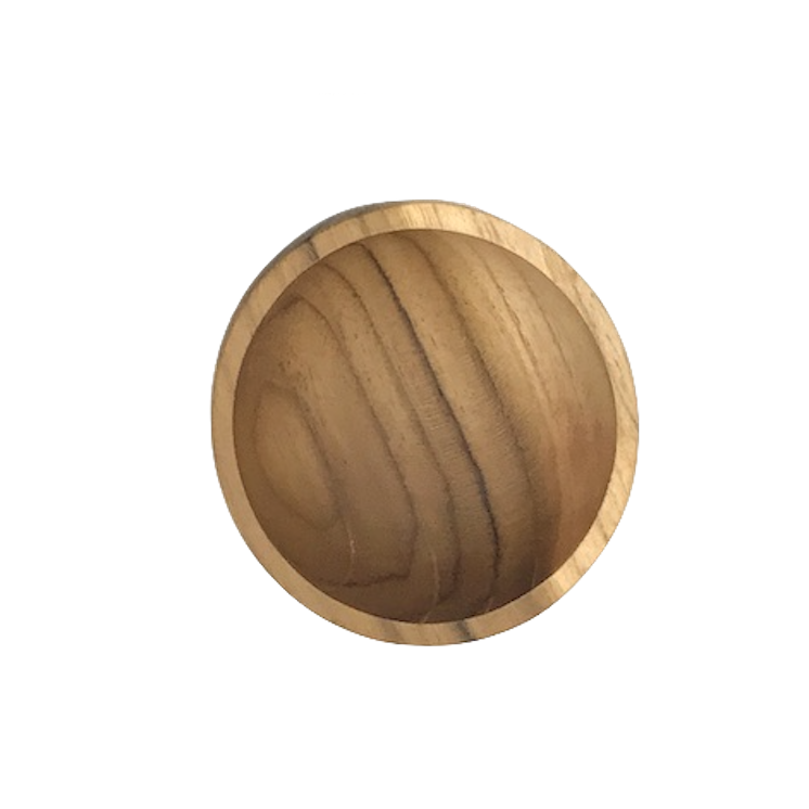 Petit bol en bois de teck