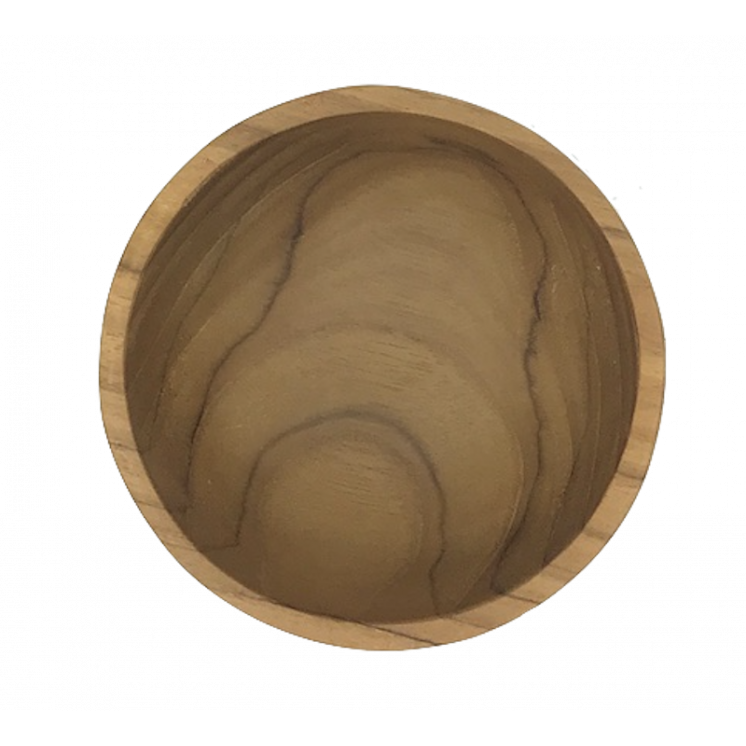 Moyen bol en bois de teck