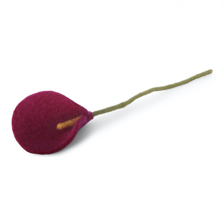 Calla en laine rose cerise Gry & Sif