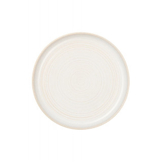 Grande assiette Manuale, coloris Oat.