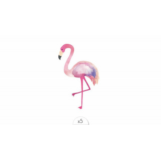 Tattoo éphèmere, motif Flamant rose aquarelle