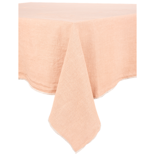 Nappe en lin "Venise" coloris Cimarron.