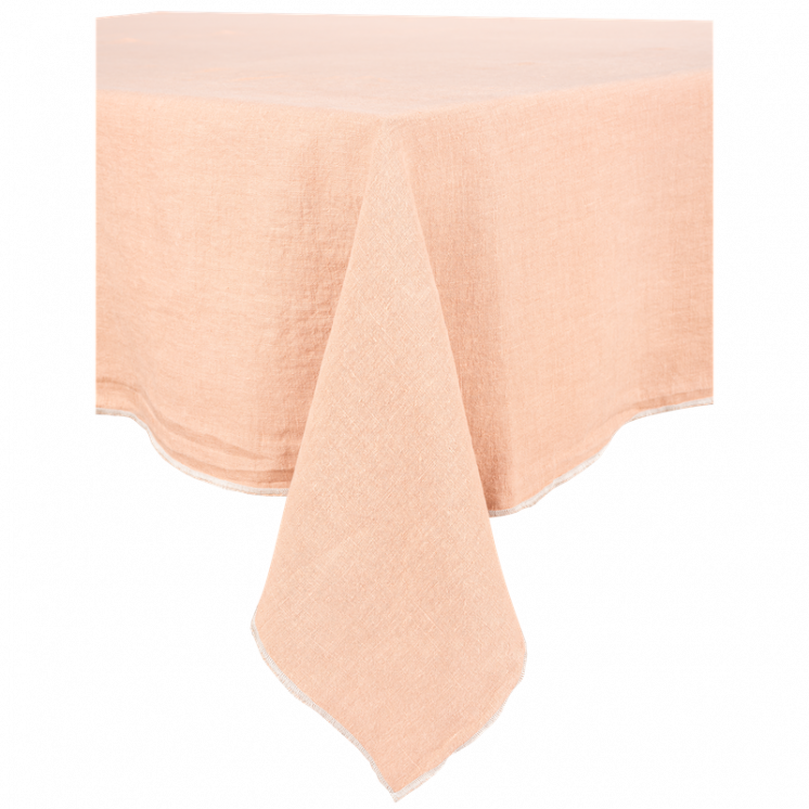 Nappe en lin "Venise" coloris Cimarron.