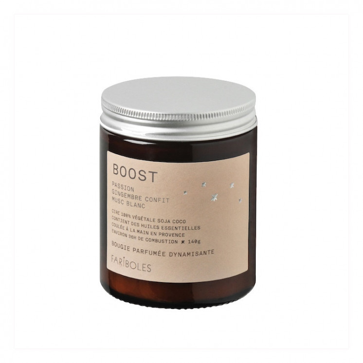 Bougie artisanale parfumée Boost
