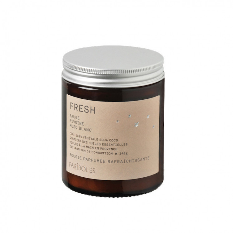 Bougie artisanale parfumée Fresh