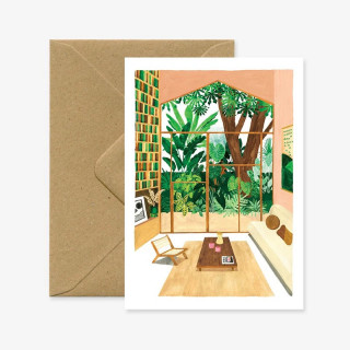 Carte Inside out house + enveloppe (atws)