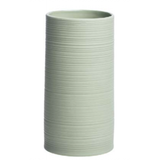 Vase en céramique "vintage" coloris vert, petit format