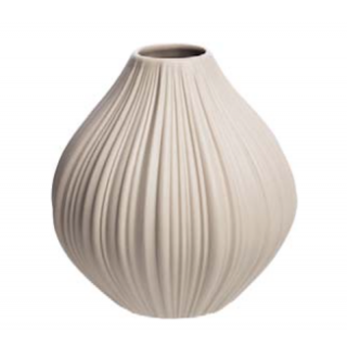 Vase rond vintage Crème - Petit