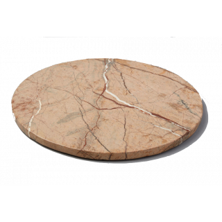 Planche ronde en marbre forêt