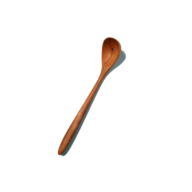 Cuillère à olives en bois de teck