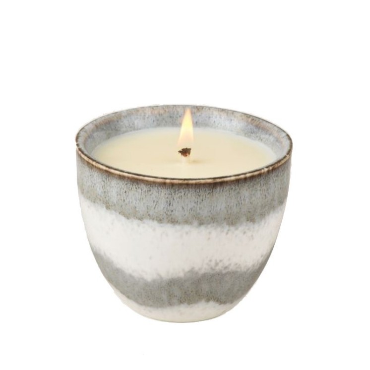 Bougie bleue parfumée Agua flora