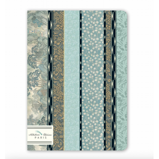 Carnet A5 illustration Aquamarine