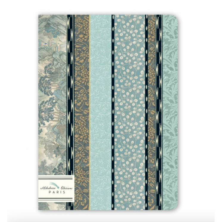Carnet A5 illustration Aquamarine
