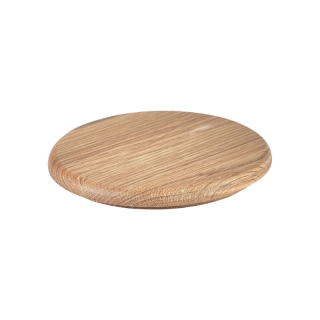Couvercle en chêne pour recouvrir un bol ou une coupelle de 14 cm de diamètre