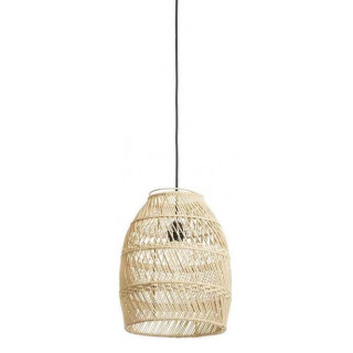 Suspension Moon en plastique recyclé coloris naturel, moyen format Suspension Moon en plastique recyclé coloris naturel, moyen format
