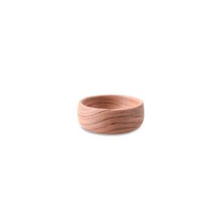 Bol en bois d'acacia naturel, moyen format de diamètre 10 cm.