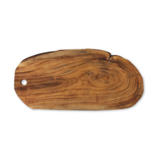 Grande planche à découper en acacia, forme naturelle