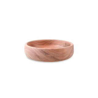Bol en bois d'acacia naturel, grand format de diamètre 15 cm.