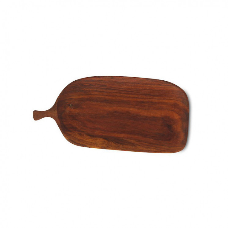 Plateau en forme de feuille en bois de sheesham