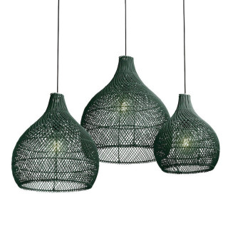 Suspension Bawang en plastique recyclé Vert, petit format Suspension Bawang en plastique recyclé Vert, petit format