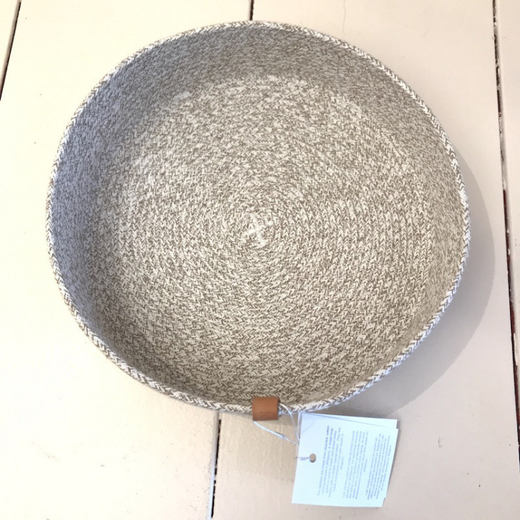 Plateau en corde Haut Uni Soft boho - Large