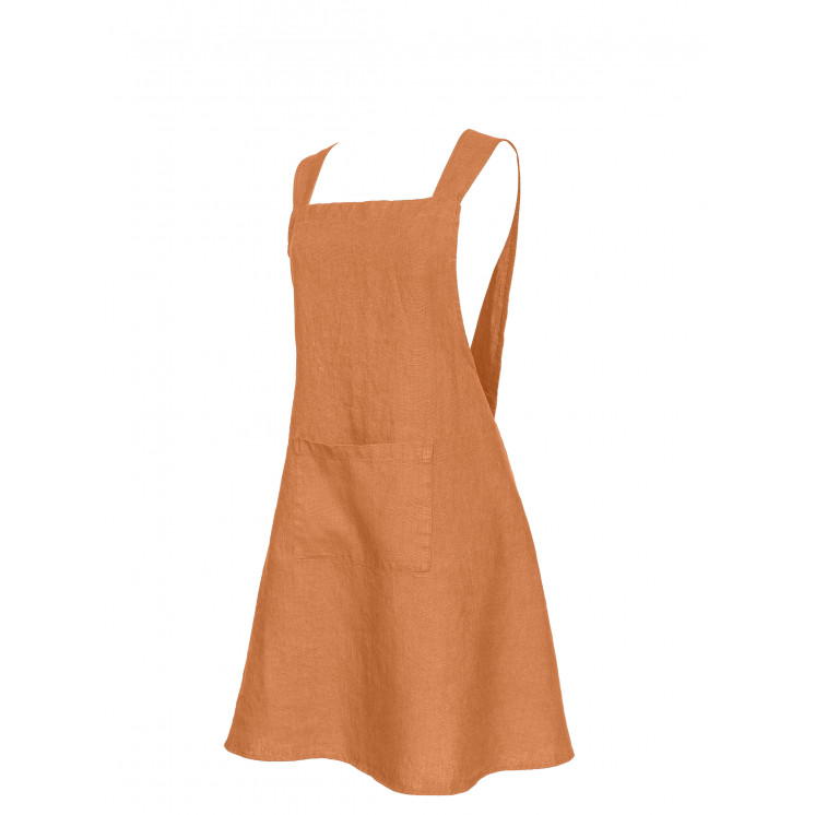 Tablier japonais "KYOTO" coloris Caramel.
