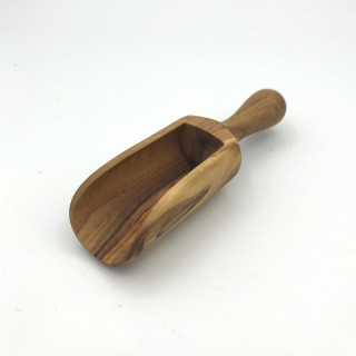 Pelle à thé en bois d'olivier