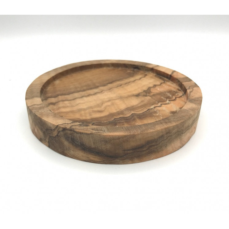 Petite assiette en bois d'olivier