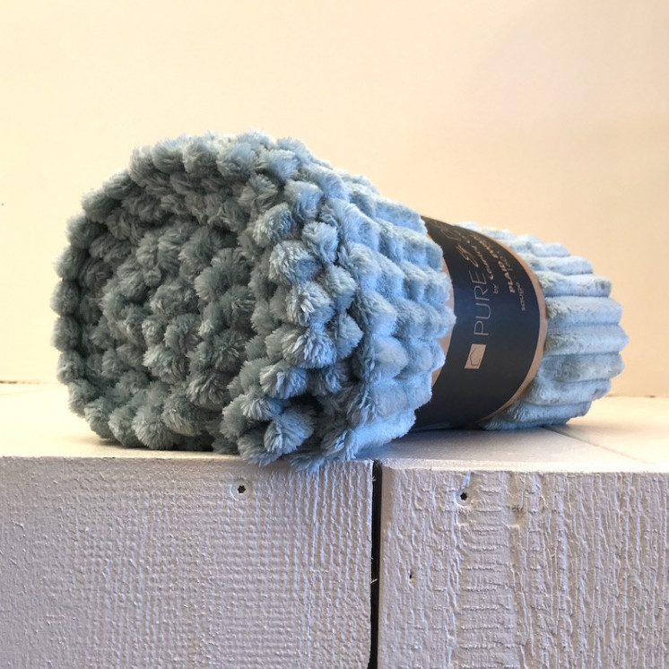 Plaid en velours côtelé Sauge