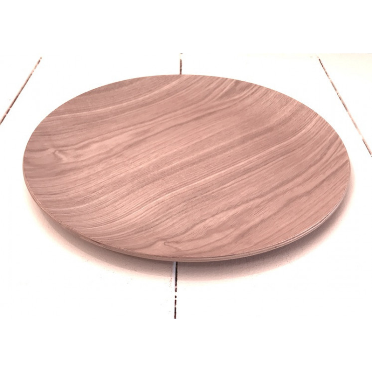 Plateau rond en bois de saule