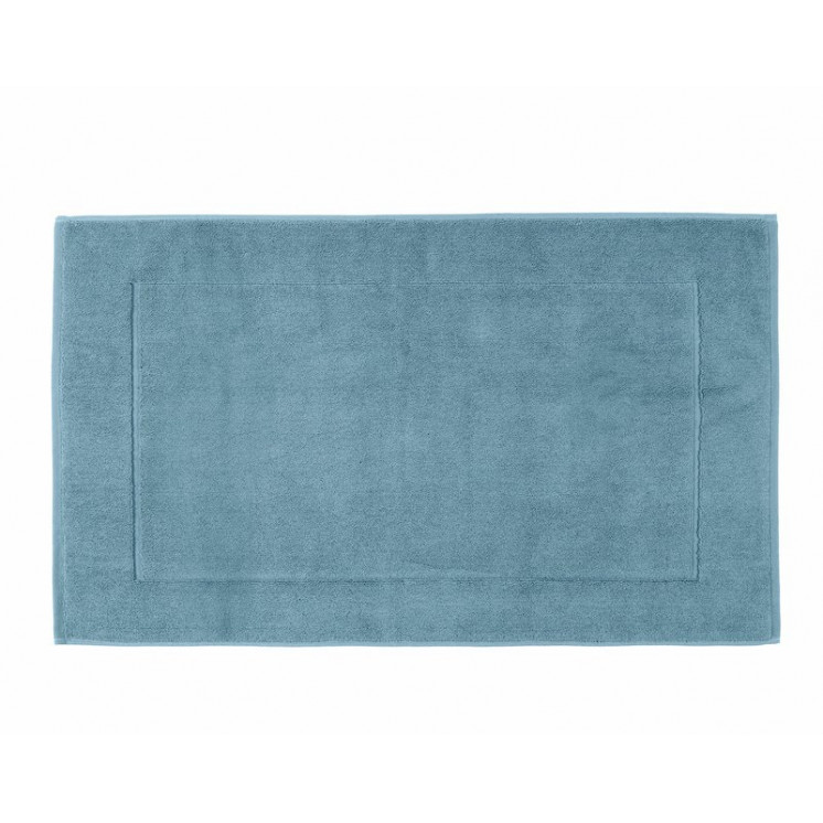 Tapis de bain Grand Hôtel coloris Bleu stone.