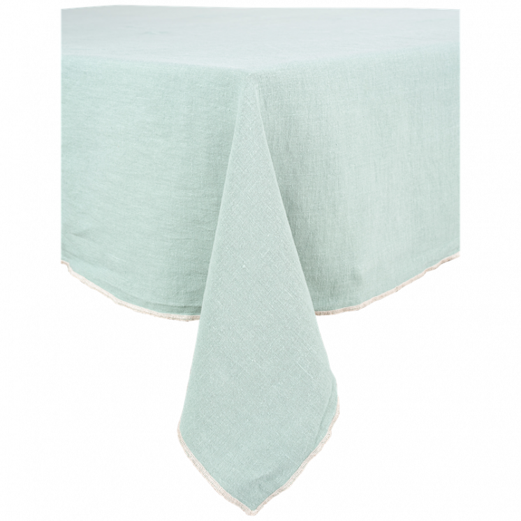 Nappe en lin "Venise" coloris Celadon.