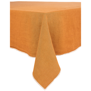 Nappe en lin "Venise" coloris Caramel.