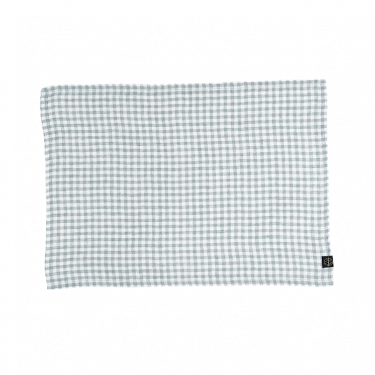Set de table en lin "Piana" coloris Sauge.