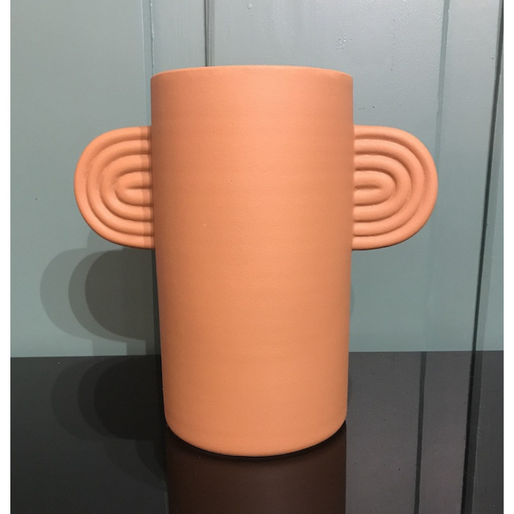 Vase Ambre en céramique Terracotta mat