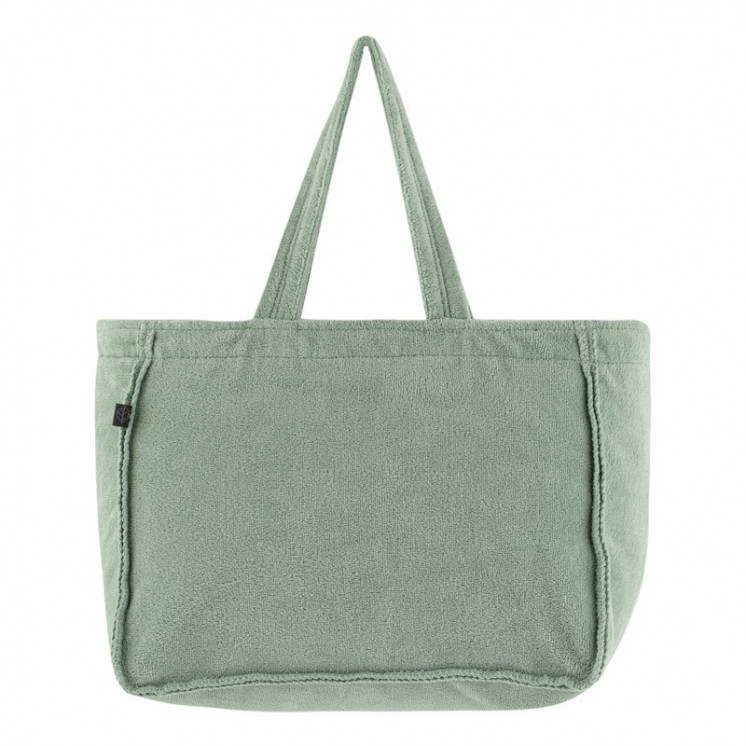 Cabas éponge "St Tropez" coloris Celadon.