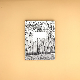 Bloc l'Indispensable couverture illustrée "Lisière de forêt"