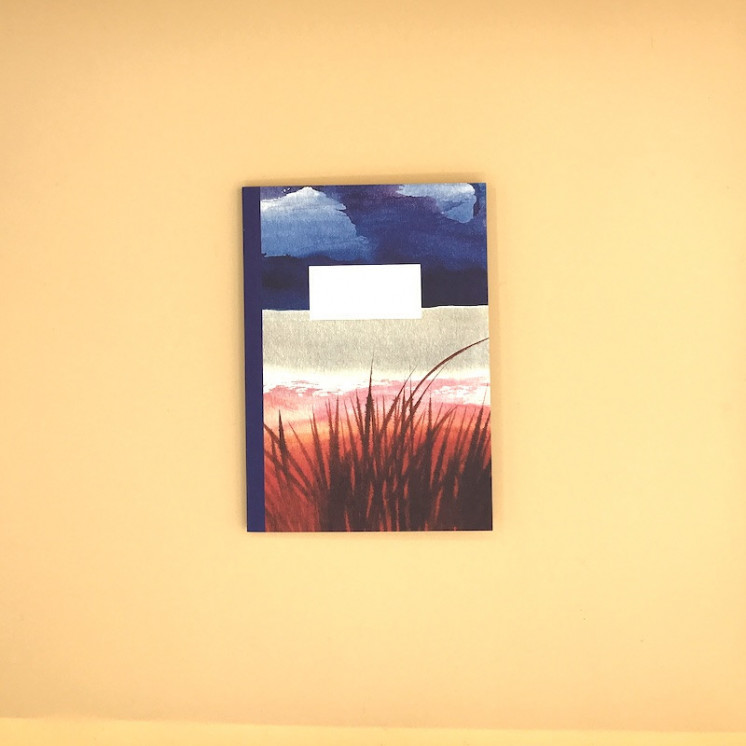 Petit carnet A6 couverture illustrée "Roseaux"