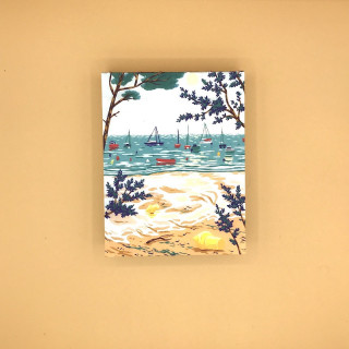 Carnet Inspiration couverture illustrée "Bord de mer"